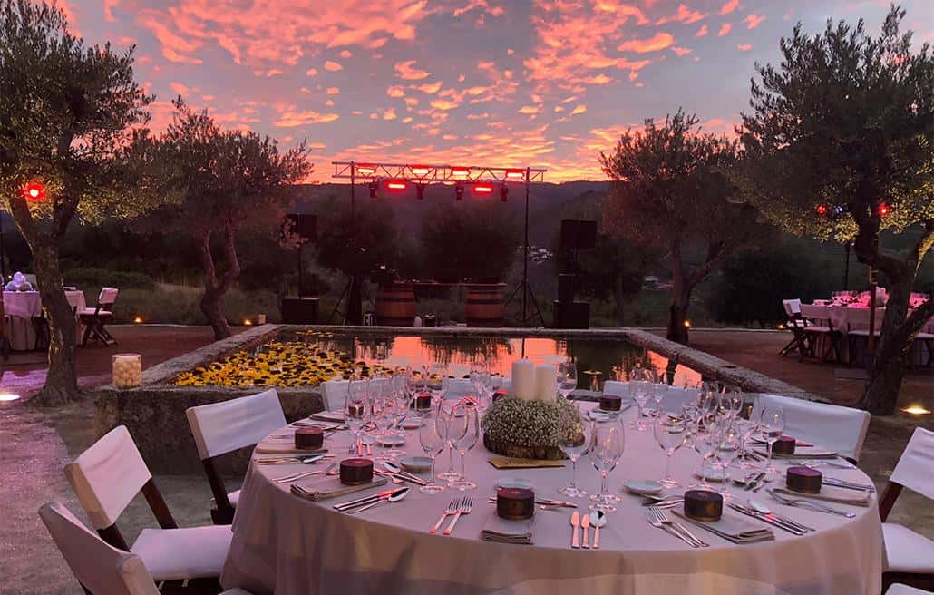 quinta para casamento sunset
